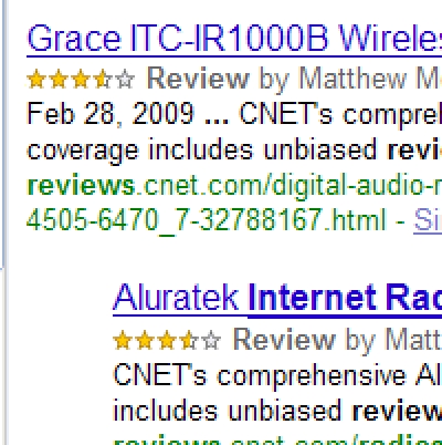 Rich Snippets, jReviews and Google